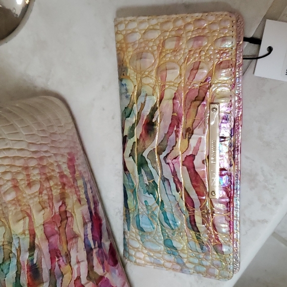 ๐งก๐ BRAHMIN ENTICE OMBRE Duxbury Satchel & Ady Wallet ๐๐งก - Picture 3 of 13